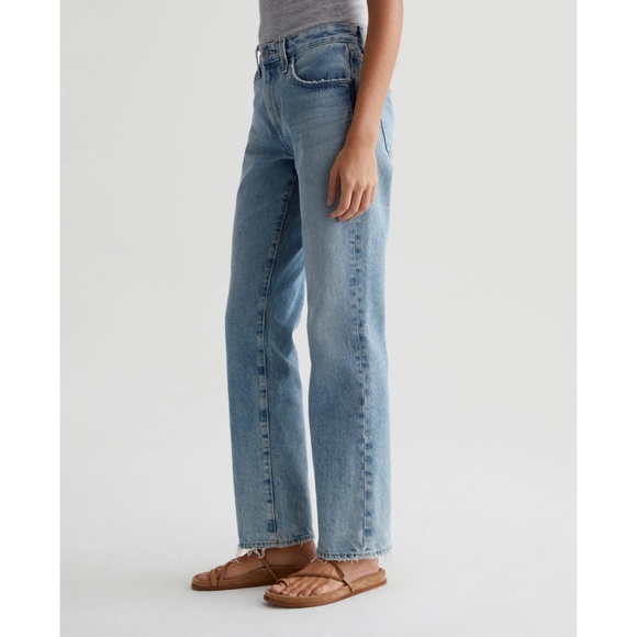 ✨NWT✨ AG Adriano Goldschmied Remy Low Rise Boxy Straight Jeans in Idyllic Sz 29 - Picture 3 of 11